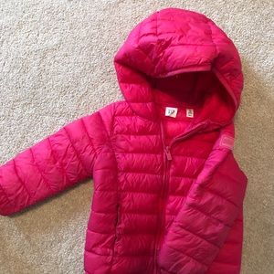 Toddler girl Gap puffer jacket